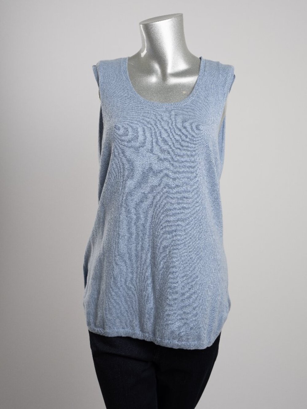 Blue Sleeveless Sweater